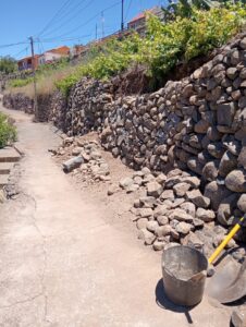 La Gomera, Vallehermoso: Sturmschäden werden repariert 10 Sturmschaeden