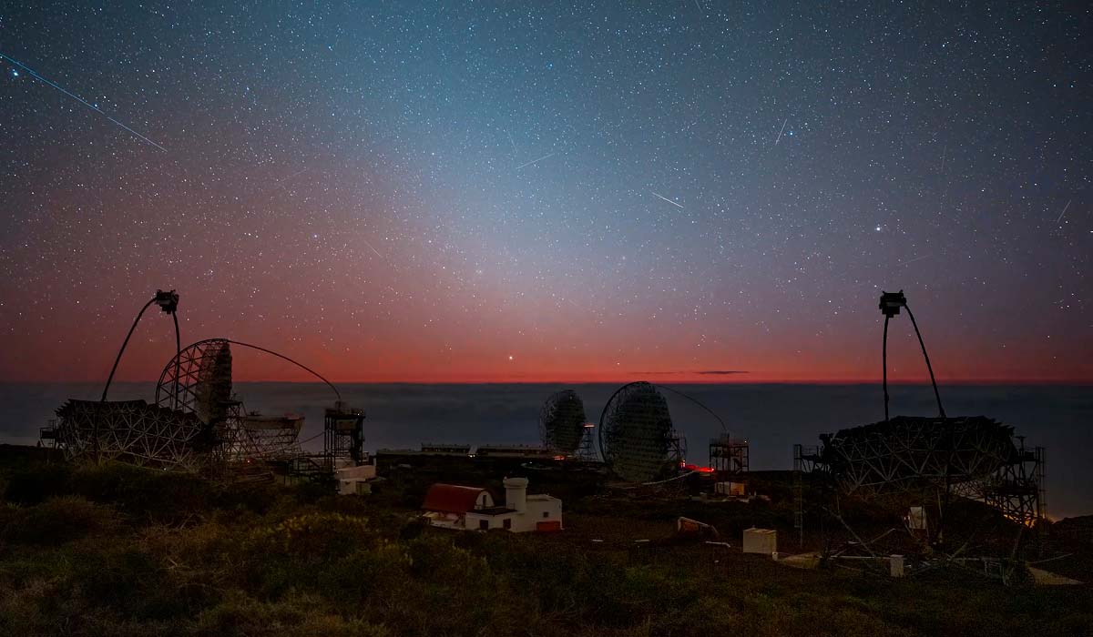 La Palma, Santa Cruz: Megateleskop auf dem Roque de los Muchachos 1 megateleskop