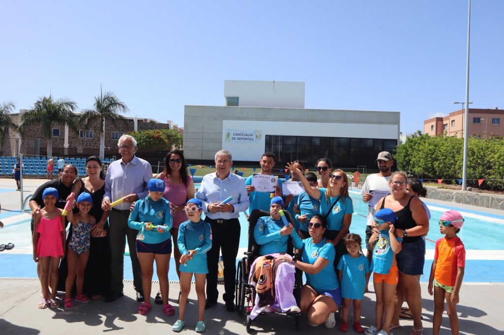 Gran Canaria-Süd, Maspalomas: Schwimmkurs für beeinträchtigte Kinder 96 schwimmkurs