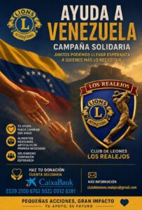 Teneriffa-Nord, Los Realejos: <em>Lions Club Los Realejos</em> öffnet Spendenkonto für Venezuela 13 Lions Club