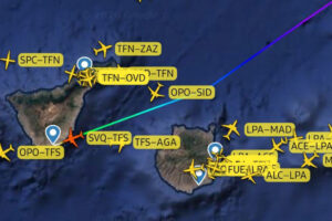 Teneriffa-Süd, Granadilla de Abona: Notfall auf Flug nach Teneriffa 17 Notfall