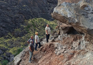 Gran Canaria-Süd, La Aldea de San Nicolás: Reparatur des Wasserkanals 3 Reparatur
