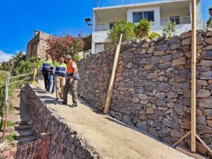 Teneriffa-Nordost, Santa Cruz: Reparaturarbeiten sind im vollen Gang 10 reparaturarbeiten