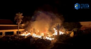 Fuerteventura, La Oliva: Feuer im Freizeitgebiet 6 Brand 1