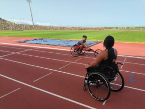 Teneriffa-Nordost, Santa Cruz: Erste Rollstuhl-Leichtathletikschule Teneriffas 12 CIAT atletismo silla ruedas 1