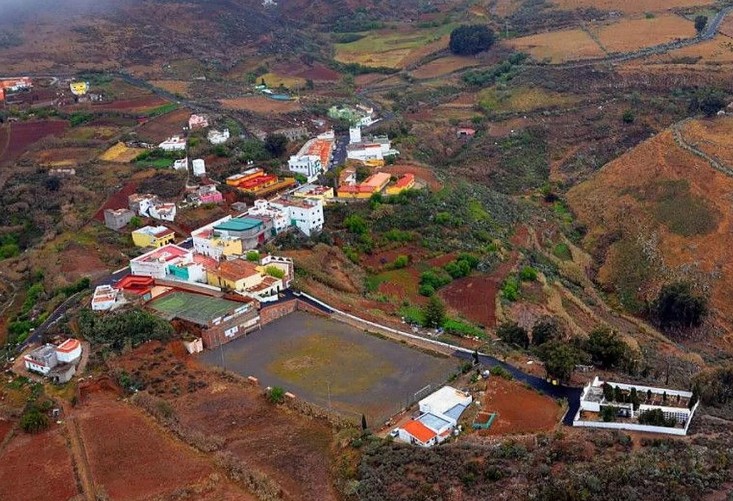 Gran Canaria-Nordwest, Gáldar: Waldbrandübung 1 Caideros