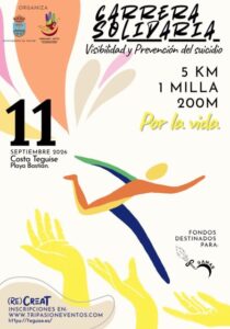 Lanzarote, Teguise: Solidaritätslauf zur Prävention von Selbstmord 24 Carrera