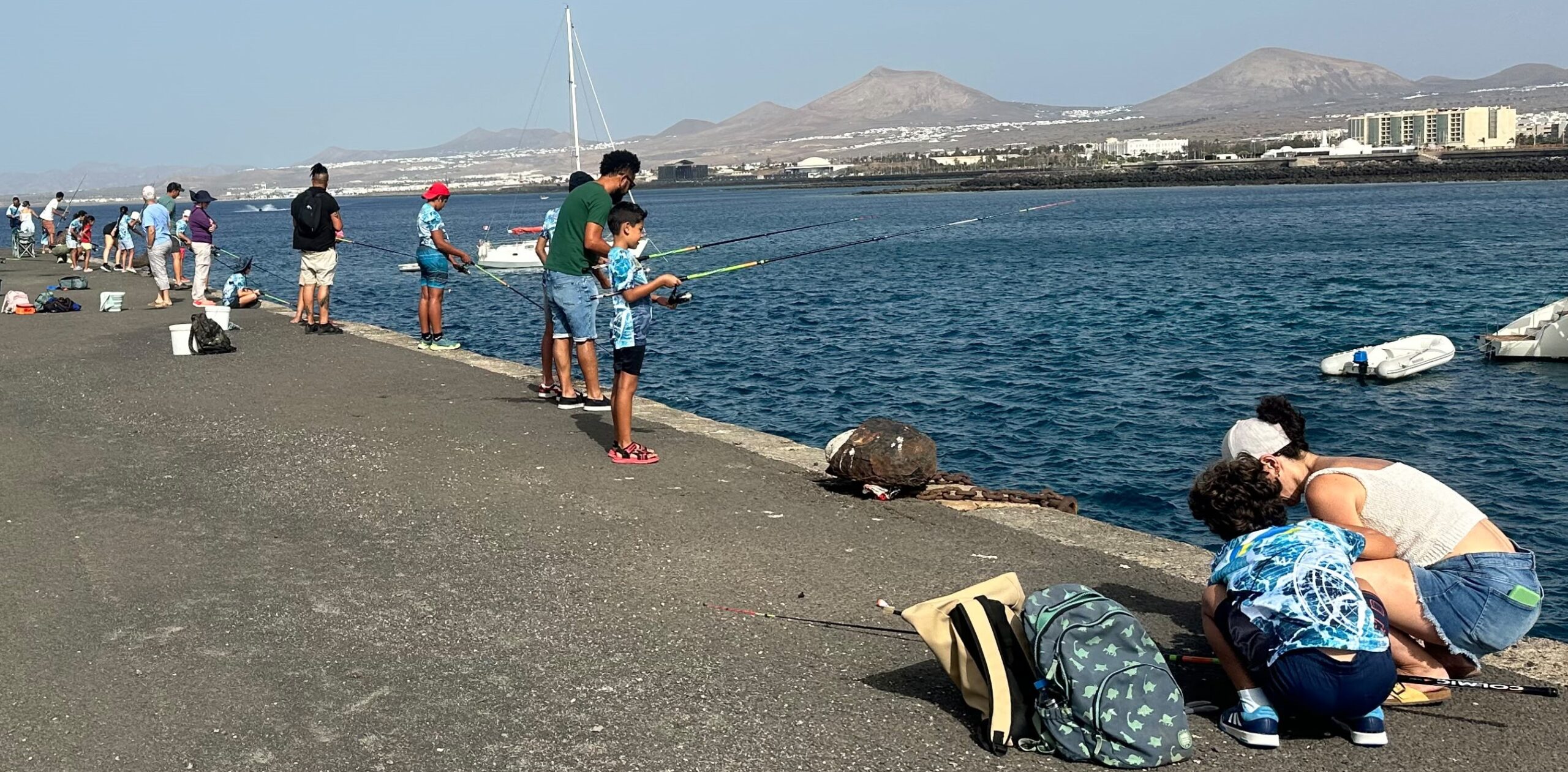 Lanzarote, Arrecife: Fischen mit dem Nachwuchs 1 Curso Pesca El Jalon 5 scaled