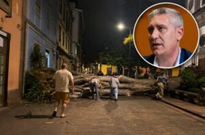 Teneriffa-Nordost, La Laguna: Mögliche Ursache für den Zusammenbruch des Drachenbaums 16 Drago La Laguna