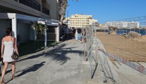 Teneriffa-Süd, El Médano: Neue Holzpromenade geht in die letzte Phase 1 El Medano Arbeiten