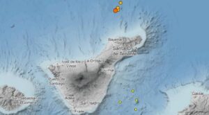 Teneriffa-Nordost, Santa Cruz: Spürbares Beben 16 Erdbeben