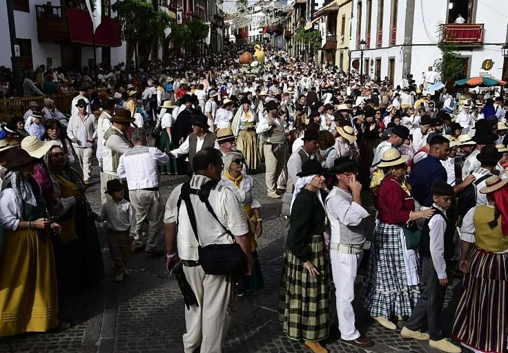 Gran Canaria-Nord, Teror: „Fiestas del Pino“ 1 Fiestas del Pino