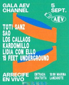 Lanzarote, Arrecife: Start der Konzertreihe „Arrecife en vivo“ 5 Gala AEV channel