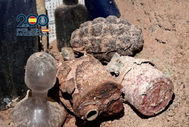 Gran Canaria-Ost, Telde: Drei Handgranaten sichergestellt 1 Granaten