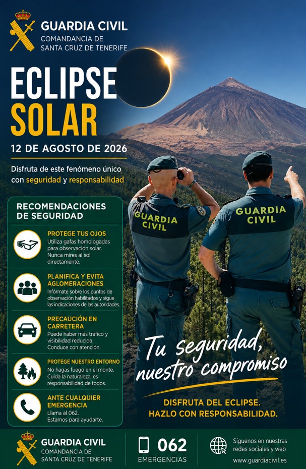 Guadia Civil Sonnenfinsternis