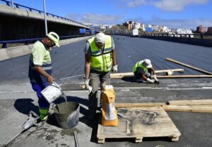 Gran Canaria-Nord, Las Palmas: Fahrspur wieder offen 1 Guiniguada Freitag morgen