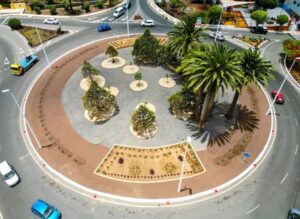 Gran Canaria-Ost, Telde: Kreisverkehr in neuem Glanz 11 Kreisverkehr