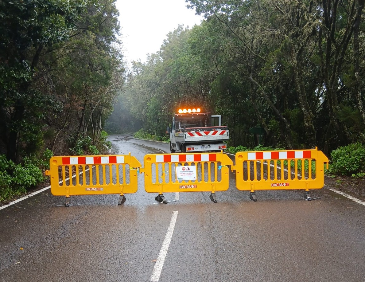 La Gomera Strassensperrung