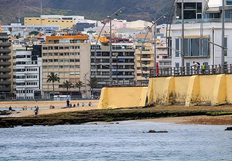 Las Canteras Mauern
