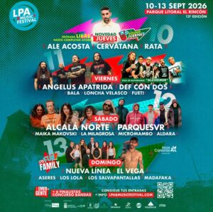 Gran Canaria-Nordost, Las Palmas: LPA BMusic Festival 2026 17 Las Palmas Music Festival