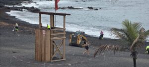 Teneriffa-Nord, Puerto de la Cruz: Wöchentliche Reinigung 11 Reinigung Playa Jardin