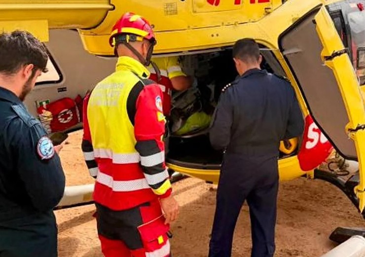 Rettungshubschrauber La Graciosa