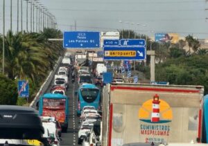 Gran Canaria-Nordost, Las Palmas: Studie zur Einrichtung von BUS-VAO-Spuren 7 Verkehr Stau Gran Canaria