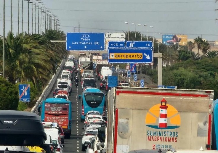Verkehr Stau Gran Canaria