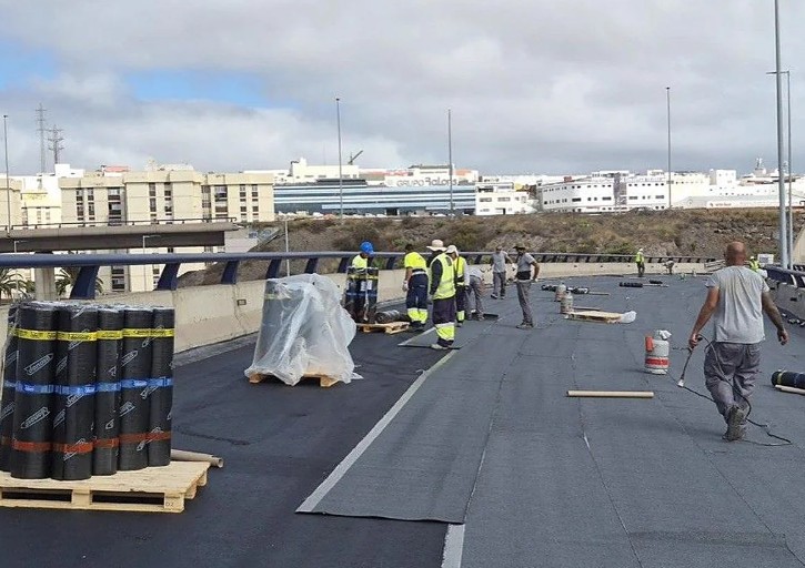 Viadukt Guiniguada Arbeiten