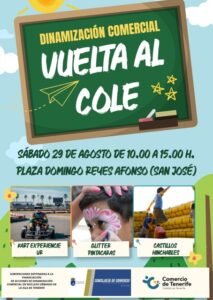 Teneriffa-Nord, San Juan de la Rambla: „Vuelta al cole“ (Rückkehr zur Schule) 17 Vuelta al coles