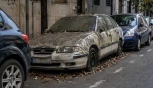 Teneriffa-Nord, Puerto de la Cruz: Aufgegebene Fahrzeuge können entfernt werden 3 aufgegebenes Auto