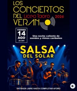 Teneriffa-Nord, La Orotava: Salsa und karibische Rhythmen 13 liceo taoro konzert libre