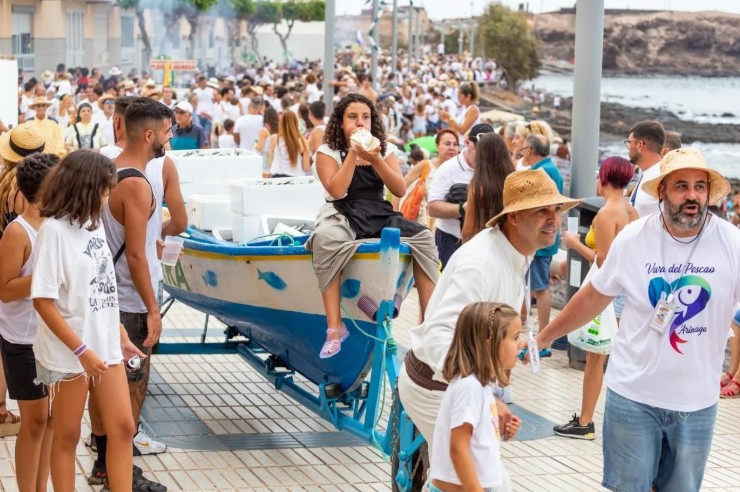 Gran Canaria-Ost, Agüimes: „Fiestas en honor a la Virgen del Pino“ 1 vara del pescado