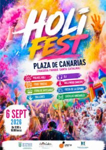 Gran Canaria-Nordost, Las Palmas: Holi-Fest 28 Cartel holi fest 2026
