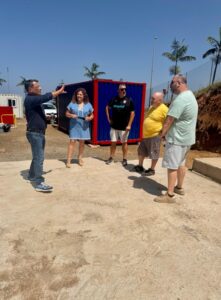 Teneriffa-Nord, Los Realejos: Freiwillige Feuerwehr schafft einen Übungsplatz 15 Feuerwehr practicas 2