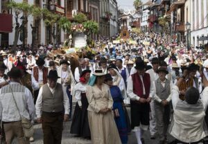Gran Canaria-Ost, Teror: 30.000 Pilger bei der Heiligen del Pino 8 Fiestas del Pino Romeria Teror