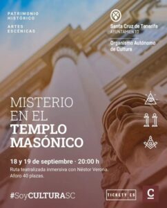 Teneriffa-Nordost, Santa Cruz: Führungen im Tempel der Freimaurer 34 Fuehrungen tempel freimaurer