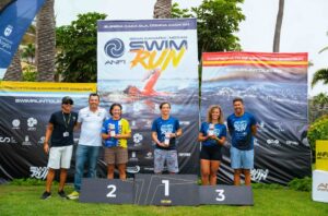 Gran Canaria-Süd, Mogán: Strahlende Gewinner des SwimRun Anfi Gran Canaria 9 Gewinner Anfi swim run 1