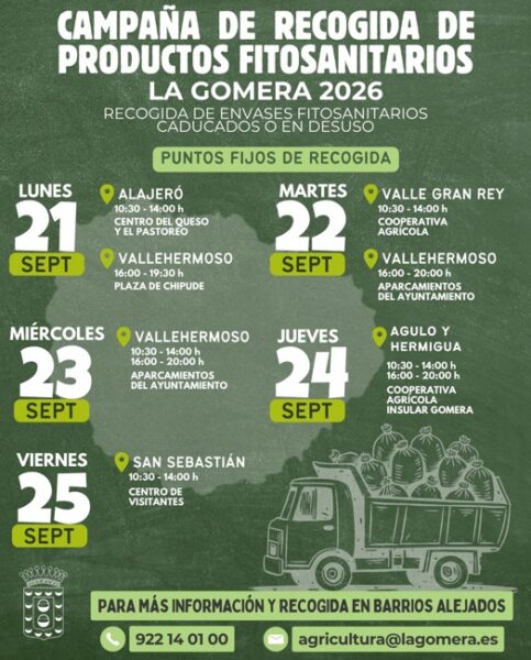 Kampagne fitosanitarios la gomera