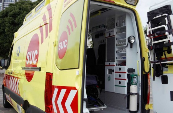 Teneriffa-Süd, San Miguel de Abona: Fünf Verletzte bei Autounfall 100 Krankenwagen 1