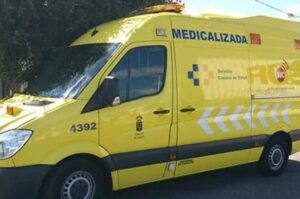 Gran Canaria-Ost, Agüimes: Schwerer Motorradunfall 9 Krankenwagen 2