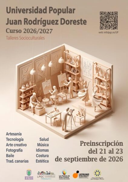 Gran Canaria, Las Palmas: Anmeldestart für die Volkshochschule 7 Kurse Volkshochschule las palmas
