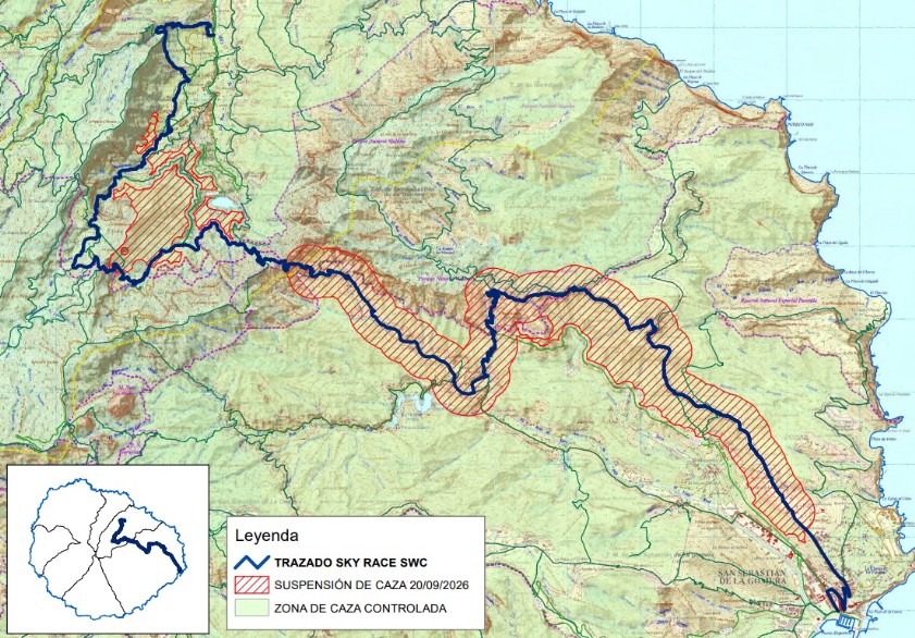 La Gomera race sperrung jagd