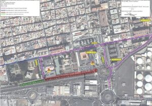 Gran Canaria-Nordost, Las Palmas: Straßensperrungen und Umleitung 5 Las Palmas Strassensperrungen