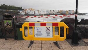 Playa Jardin Sperrung