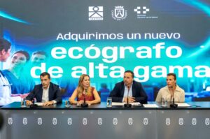 Teneriffa-Nordost, Santa Cruz: Ausweitung der diagnostischen Kapazitäten 13 Pressekonferenz diagnostische mittel