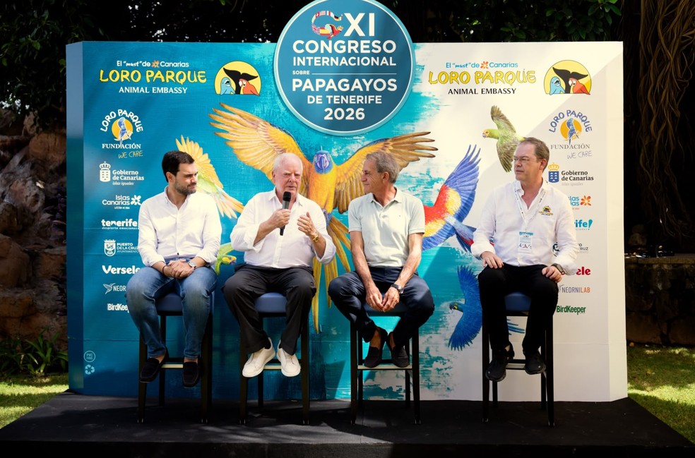 Teneriffa-Nord, Puerto de la Cruz: Internationaler Papageien-Kongress vereint Experten aus aller Welt 1 Pressekonferenz kongress papageien