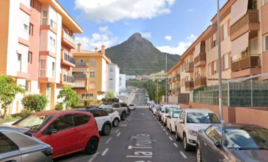 Strasse Arona Unfall