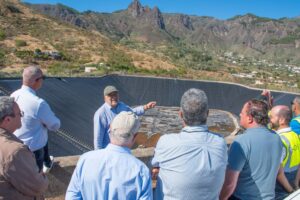 Gran Canaria-Ost, Valsequillo: Wasserbecken repariert 7 Wasserbecken este