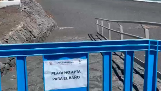 cabezo strand gesperrt